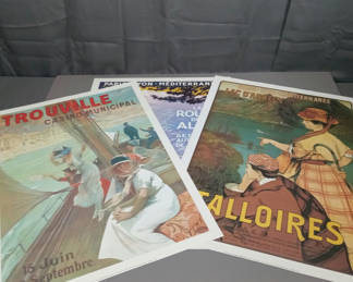 Lot 127: Editions Clouet Travel Posters