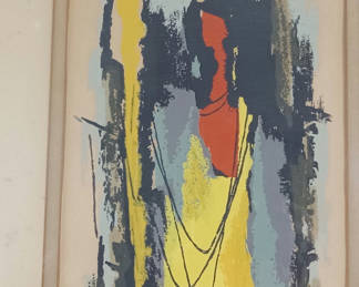 Lot 103: Philip Hicken "Fisherman" Signed Serigraph