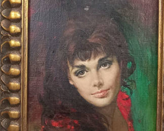 Lot 91: Lou Marchetti Framed Oil on Canvas