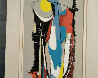 Lot 104: Philip Hicken Abstract Signed Serigraphs