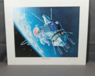 Lot 154: Alexei Leonov Signed Print