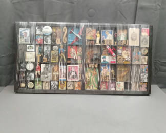 Lot 133: Antique Printer Tray Collage
