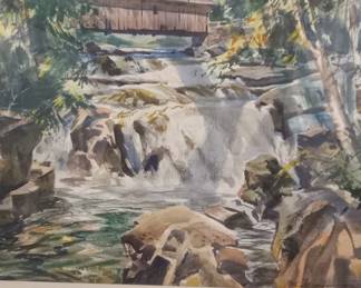 Lot 119: MacIvor Reddie Framed Watercolor