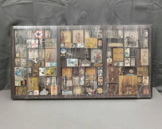 Lot 132: Antique Printer Tray Collage