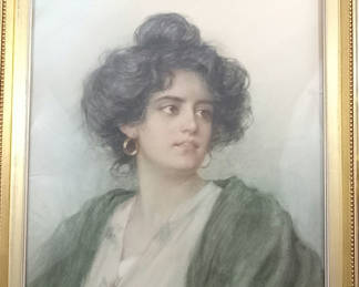 Lot 88: Vittorio Tessari Framed Portrait