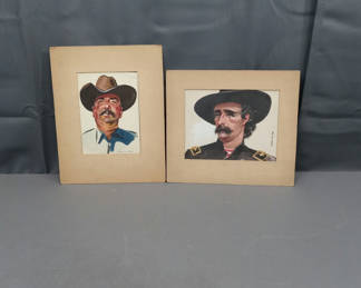 Lot 95: MacIvor Reddie Unframed Portraits