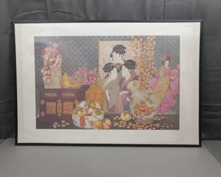 Lot 117: Ben Black "Three Courtesans of Kyoto" Signed Print