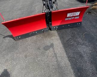 Western Contractor Grade V-Plow, model MVP Plus 8' 6", with lots of NEW extra parts