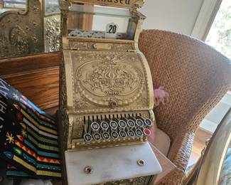 ANTIQUE CASH REGISTER  $600.00