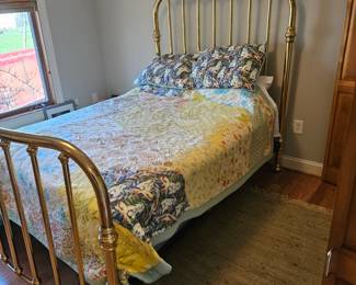 BRASS FULL SIZE BED $125.00