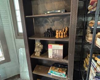 Custom mahogany bookcase