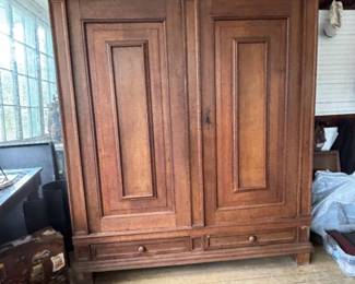 German oak cupboard