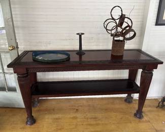 1 of many mahogany console tables