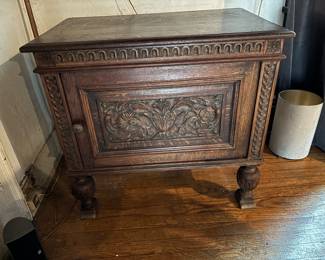 Jacobean carved cabinet
