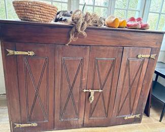Handmade mahogany buffet
