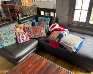 leather sectional sofa with chaise