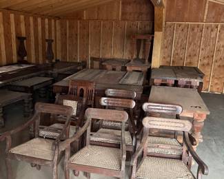 There is a 2nd structure on the property full of furniture.