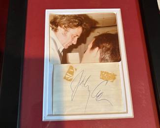 AUTOGRAPH OF JOHNNY CASH  AUTHENTIC