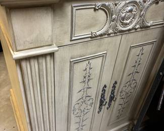 VANITY WITH CULTURE MARBLE TOP/SINK WITH BACK SPLASH