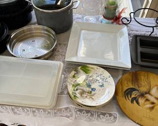 PLATTERS, POTS, DECOR