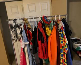 LARGE SELECTION OF COSTUMES