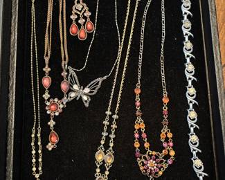 NECKLACES - SOME WITH MATCHING EARRINGS