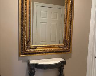 HALL MIRROR & TABLE