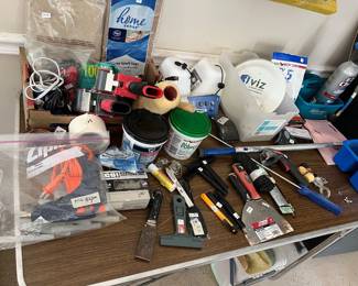 GLUE GUNS, MISCS. TOOLS & STUFF