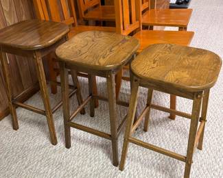 Wooden Bar Stools 