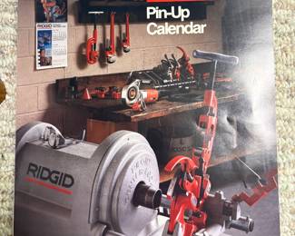 Ridgid Vintage Pin-Up Calendar 