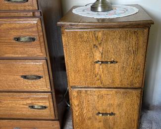 Wooden File Cabinet 