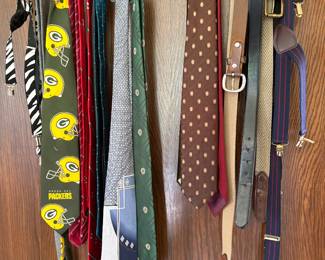 Men's Ties and Belts 