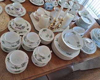 Noritake Orient complete 8 place settings, 62 pc total