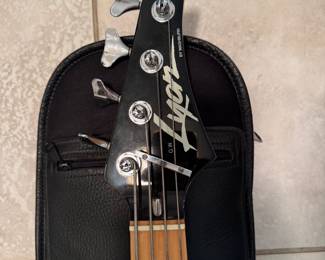 #85 - $150 - Lyon 4 string bass guitar by Washburn #3020331