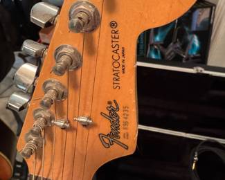 #80 - $900-Fender Stratocaster E96 42 35 guitar with stand and case - made in Japan