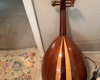#74 - $260 - Arabic Oud ethnical instrument with bag