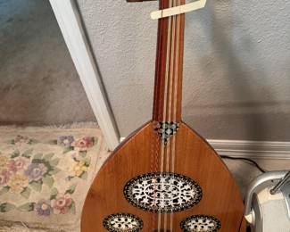 #74 - $260 - Arabic Oud ethnical instrument with bag
