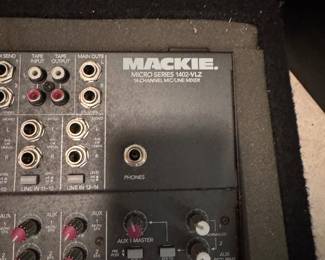 #88 - $86 - Mackie micro series 1402-VLZ 14 channel mike mixer