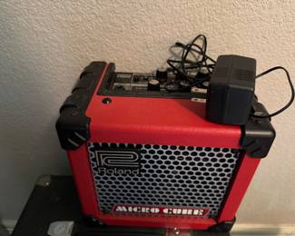 #92 - $80 - Red Roland Micro cube guitar amplifier