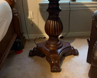 #63 - $100 each - 2 side pedestal table 29roundx30h