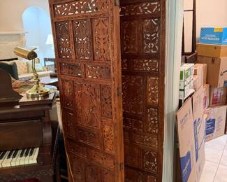 #7 - $200 - Indonesian screen 3 panel 60wx20dx6ft