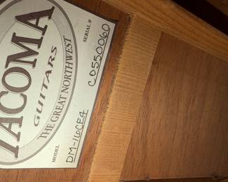 93B - $975 - Tacoma Guitar DM-16CE4 with case
