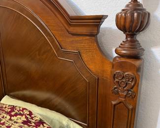 #23 - $420 - King bed frame 70"H
