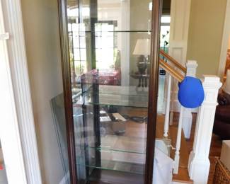 BRAND NEW PULASKI LIGHTED CURIO CABINET