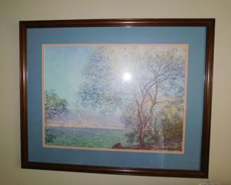 FRAMED MONET PRINT