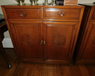 VINTAGE ROSEWOOD ASIAN CABINET