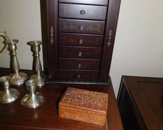 JEWELRY BOX AND TRINKEET BOX