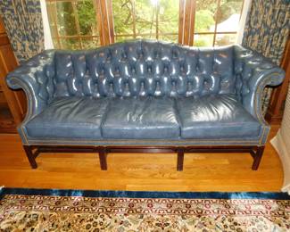 RARE VINTAGE HANCOCK & MOORE TUFTED SOFA