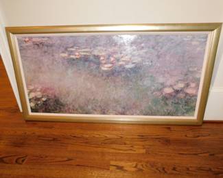 FRAMED MONET PRINT