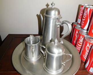 PEWTER COFFEE SERVICE